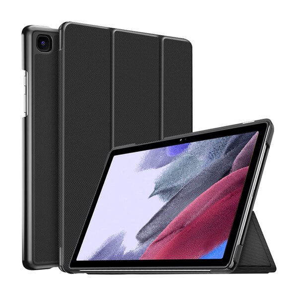 Samsung Galaxy Tab A7 Lite 8.7 Inch 2021 SM-T220 T225 Folio Smart Leather Magnetic Stand Case Cover (Black) Samsung Galaxy Tab A7 Lite 8.7 Inch 2021 SM-T220 T225 Folio Smart Leather Magnetic Stand Case Cover (Black)